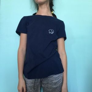 Small navy Ivory Ella shirt